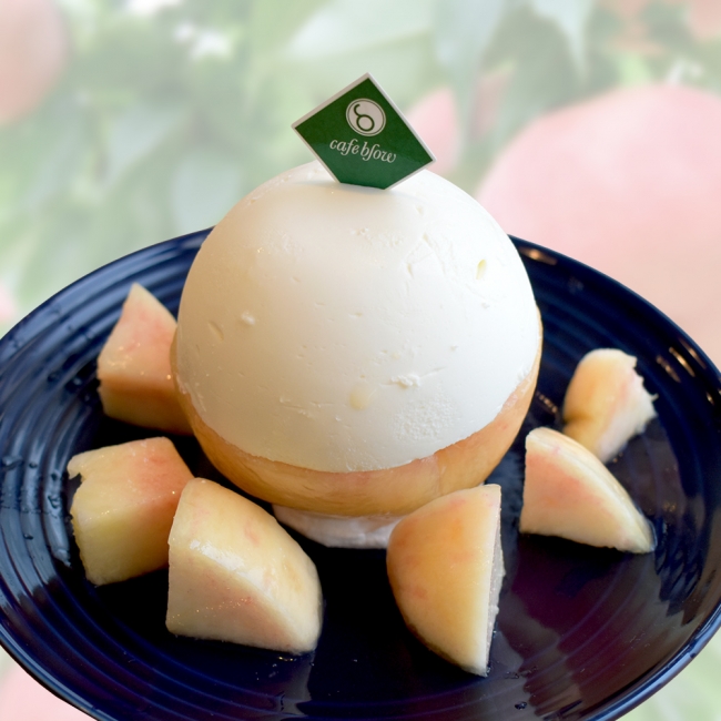 桃のプレミアムレアチーズ