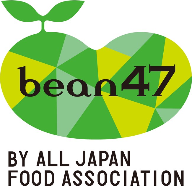 ロゴマークは、全国47都道府県に広がる、食にまつわる未来の日本を支える小さな豆（人・活動）たちを意味します。