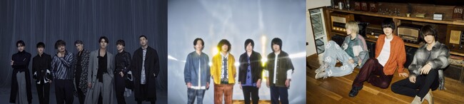 ▲左からGENERATIONS from EXILE TRIBE、KANA-BOON、マルシィ ▲左からGENERATIONS from EXILE TRIBE、KANA-BOON、マルシィ