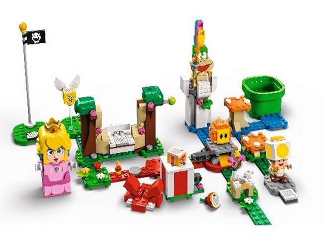 レゴ スーパーマリオ の世界に新キャラクター ピーチ姫 が登場 レゴ ピーチと ぼうけんのはじまり スターターセット レゴジャパン株式会社のプレスリリース