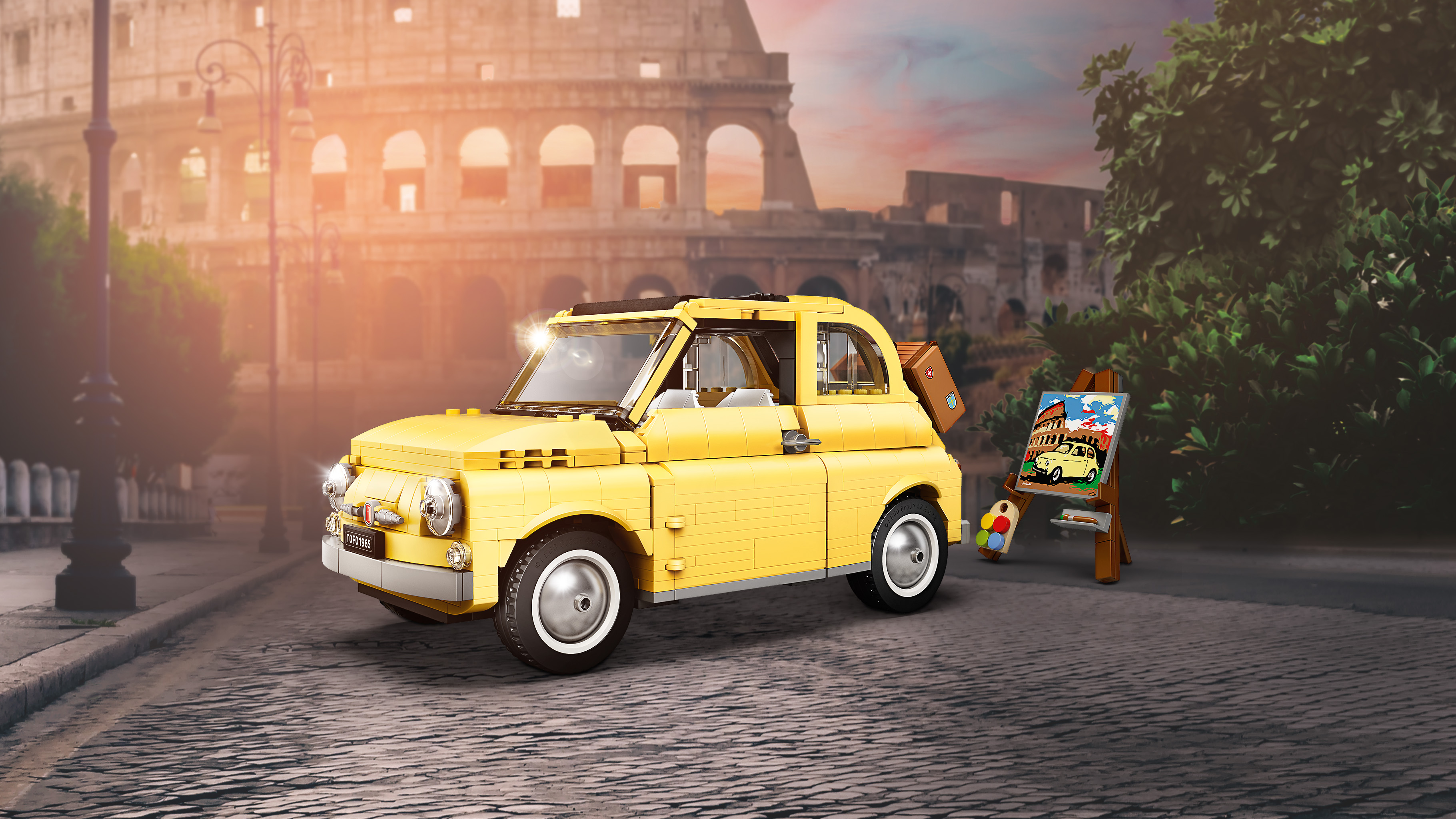 イタリアの名車をレゴブロックで再現 映画 甘い生活 の名場面がよみがえる レゴ クリエイター エキスパート フィアット 500 レゴ ジャパン株式会社のプレスリリース