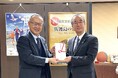 令和6年能登半島地震復興応援企画赤い風船『旅して応援 北陸・新潟』商品を通して集まった義援金の贈呈式を行いました