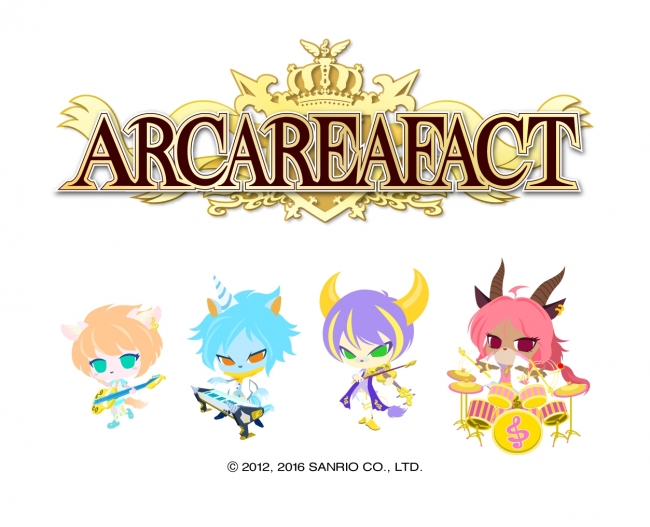 アプリ登場バンド　「ARCAREAFACT」