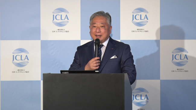 浦壁会長登壇の様子