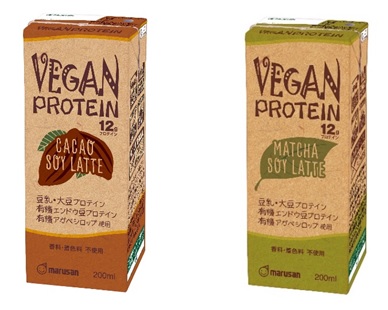 Vegan Protein にカカオ味登場 好評販売中の Vegan Protein Matcha Soy Latte も たんぱく質 含有量を12gに増やしてリニューアル マルサンアイ株式会社のプレスリリース