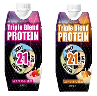 プロテイン摂取量21g！ SOY×WHEY×CASEIN配合ハイブリッド型プロテイン 