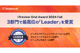 テックタッチ、「ITreview Grid Award 2024 Fall」最高位である「Leader」を2部門で7期連続受賞