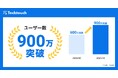 テックタッチ、国内外ユーザー数が900万人を突破