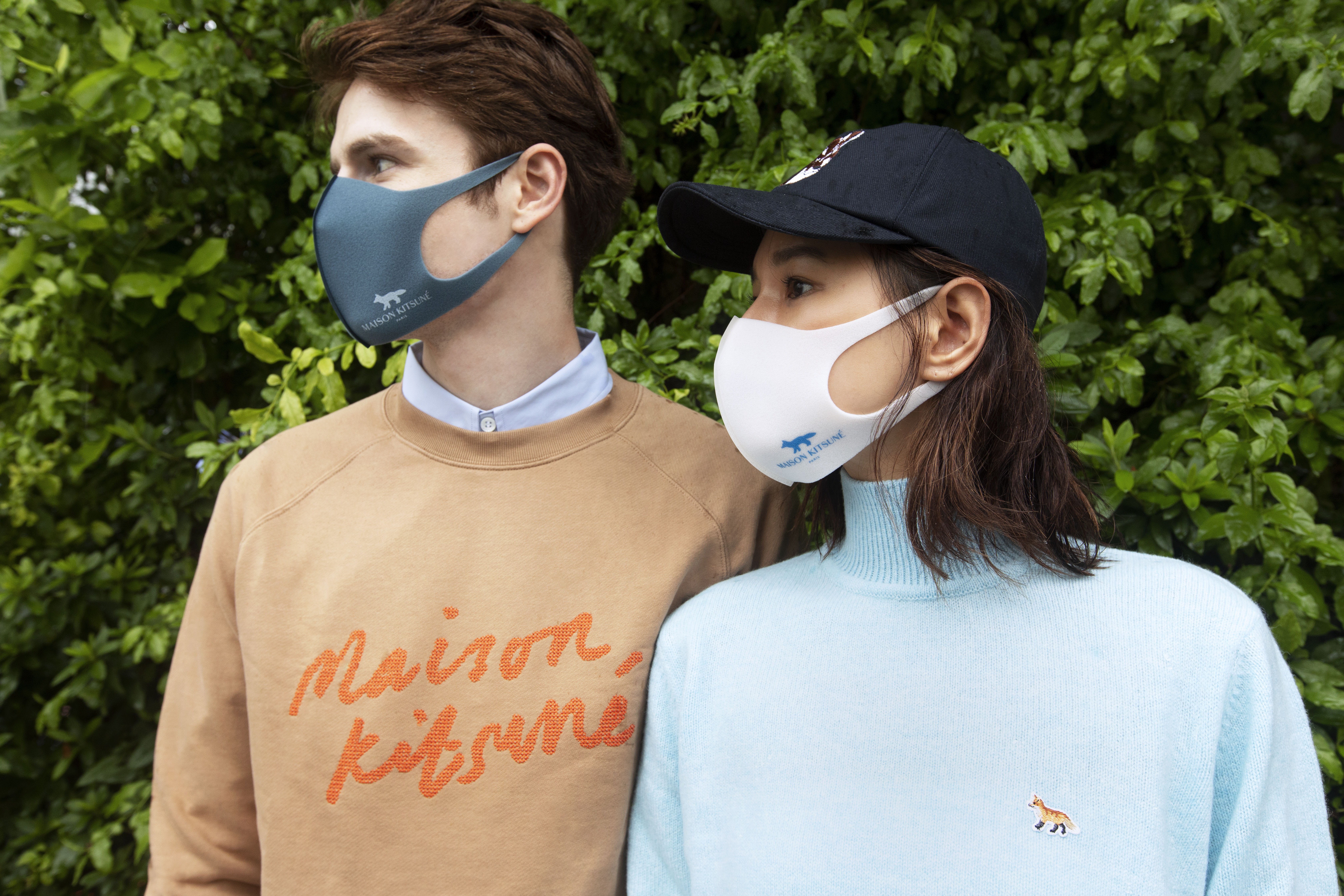 Maison Kitsuné (メゾン キツネ)と PITTA MASK (ピッタ・マスク)がNYFW