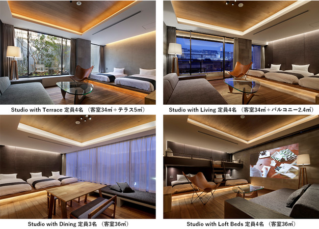 ※Studio with Loft Bedsは現在販売停止中 ※Studio with Loft Bedsは現在販売停止中