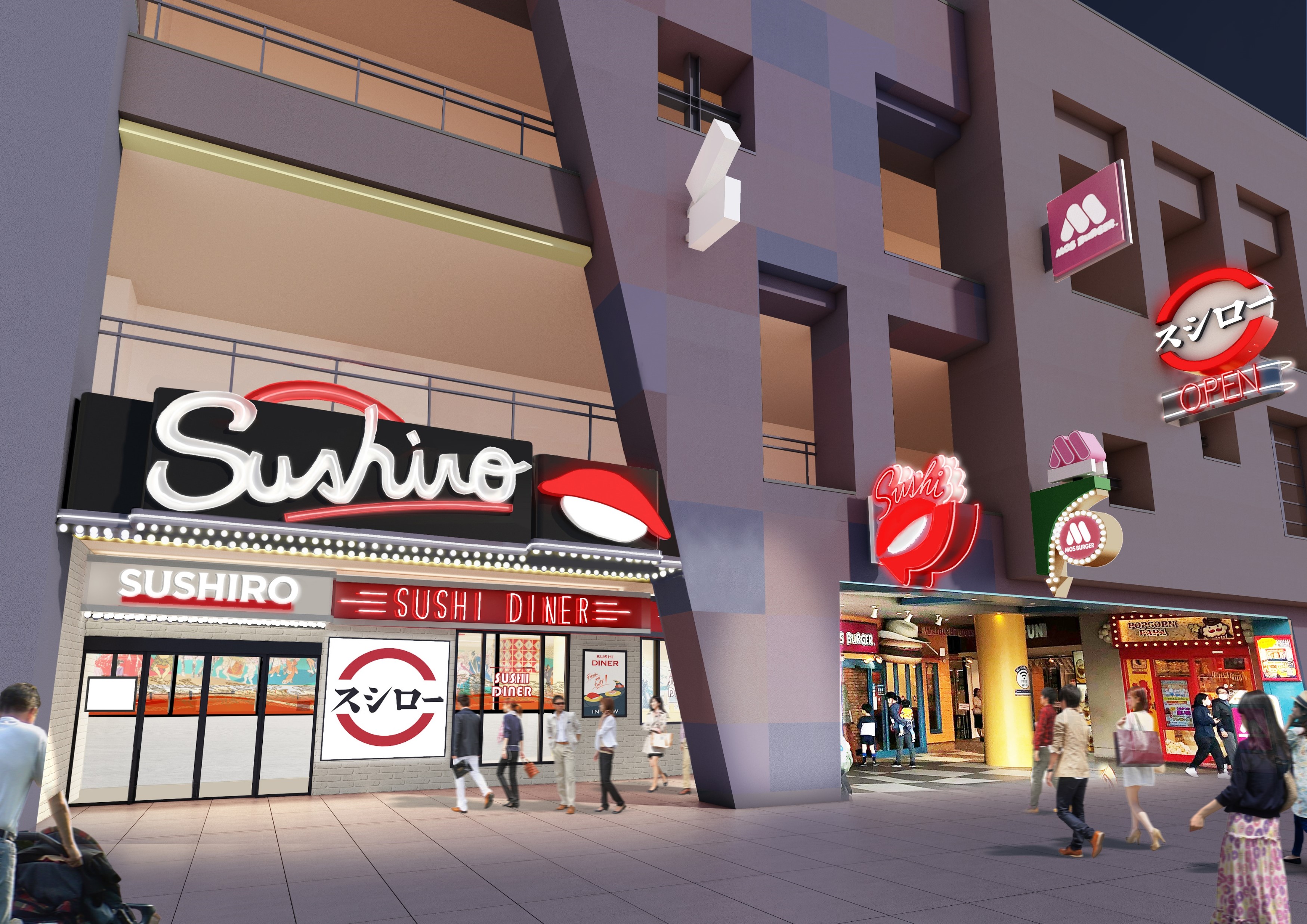 Food Life Companies 記念すべき1 000店達成記念の店舗が登場 スシロー ユニバーサル シティウォーク大阪店 12月9日 木 オープン 株式会社food Life Companiesのプレスリリース