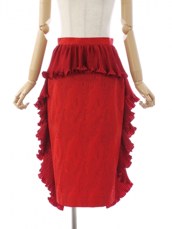 06.Pleats Fish Tail Skirt