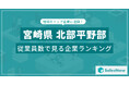 【宮崎県北部平野部】従業員数ランキングを公開!/SalesNow DBレポート