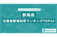 2025年版・群馬県の従業員数増加率ランキングTOP20を発表!/SalesNow DBレポート