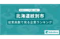 【北海道紋別市】従業員数ランキングを公開!/SalesNow DBレポート