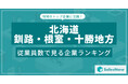 【北海道釧路・根室・十勝地方】従業員数ランキングを公開!/SalesNow DBレポート