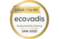 日立ハイテク、EcoVadis社のサステナビリティ評価で上位5%の「ゴールド」を獲得