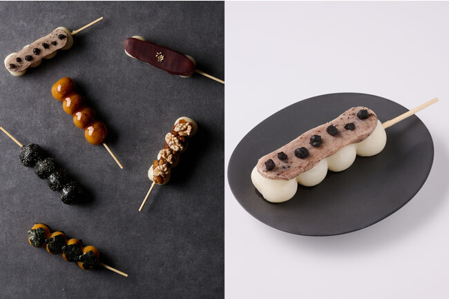 左)Dango全種 / 右)代官山店限定クッキークリームだんご 左)Dango全種 / 右)代官山店限定クッキークリームだんご