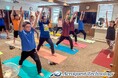 社員の健康維持・増進を目指し、社内ヨガ教室を定期開催