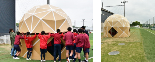 組立式ダンボールテント Dan Dan Dome が22年度グッドデザイン賞を受賞 東洋製罐グループホールディングス 株式会社 Btobプラットフォーム 業界チャネル