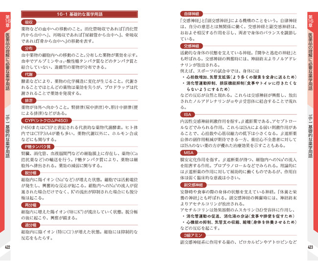 第16章 医薬品の理解に必要な薬学用語 第16章 医薬品の理解に必要な薬学用語