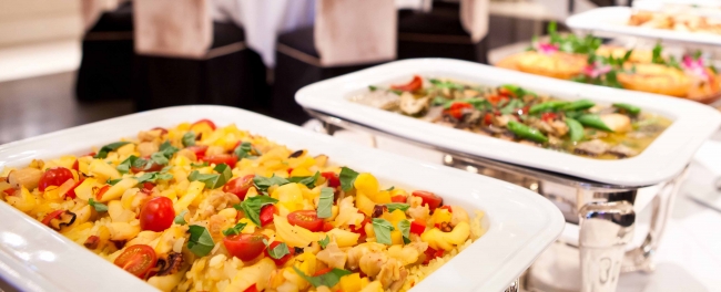 約20種類のブッフェ