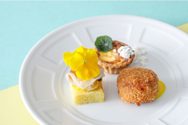 ▲シェフこだわりのセイボリー3種　イメージ