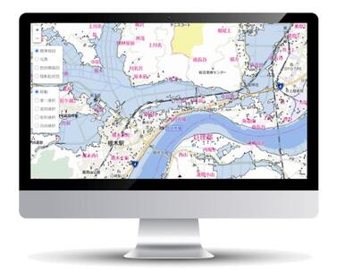 衛星防災情報サービスの「システム画面イメージ」