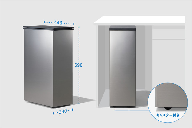 世界初! −11℃で夏のイヤな臭いを凍らせる「冷やすゴミ箱 CLEAN BOX(R