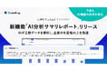 生産性向上SaaS・クラウドログ　新機能「AI分析サマリレポート」リリース