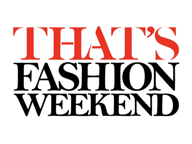 THATS FASHION WEEKEND公式ロゴ