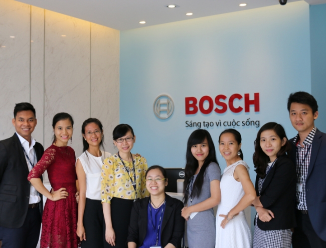 インターンシップが行われるRobert Bosch Engineering and Business Solutions Vietnam Co., Ltd.の従業員