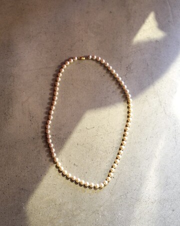 Pearl necklace　￥26,400（tax in）