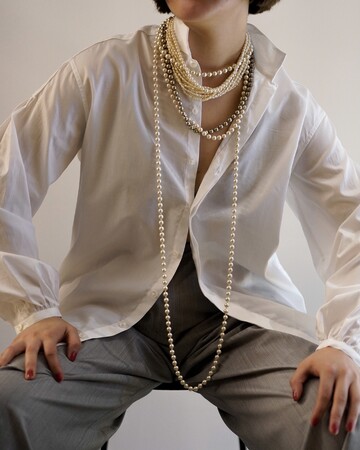 Pearl necklace　￥25,300～（tax in）