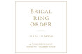トゥモローランド 渋谷本店では11月1日(金)から11月20日(水)の期間中、〈 BRIDAL RING ORDER 〉を開催いたします。
