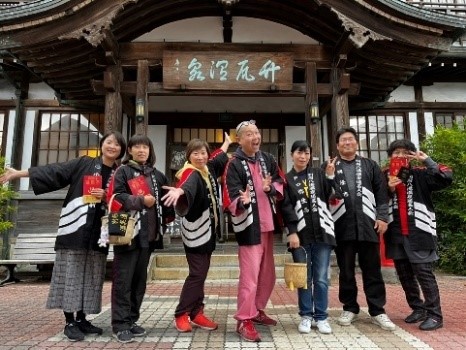 別府八湯温泉道名人会の皆様 別府八湯温泉道名人会の皆様