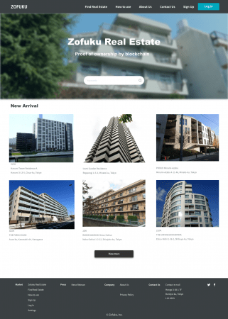 Zofuku Real Estateのトップ画像（仮）