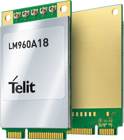 Telit LM960A18 LTE mPCIeデータカード
