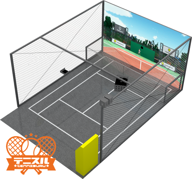 体験型テニストレーニングシステム「テニスル」 体験型テニストレーニングシステム「テニスル」