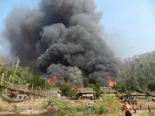 タイ国境 ミャンマー カレニー州からの難民が暮らすメースリン難民キャンプで大規模火災が発生 公益社団法人シャンティ国際ボランティア会のプレスリリース