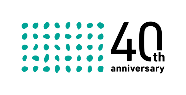 公益社団法人シャンティ国際ボランティア　40年目の特別記念ロゴ