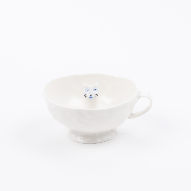 Cat Tea Cup（ティーカップ・ブルー）