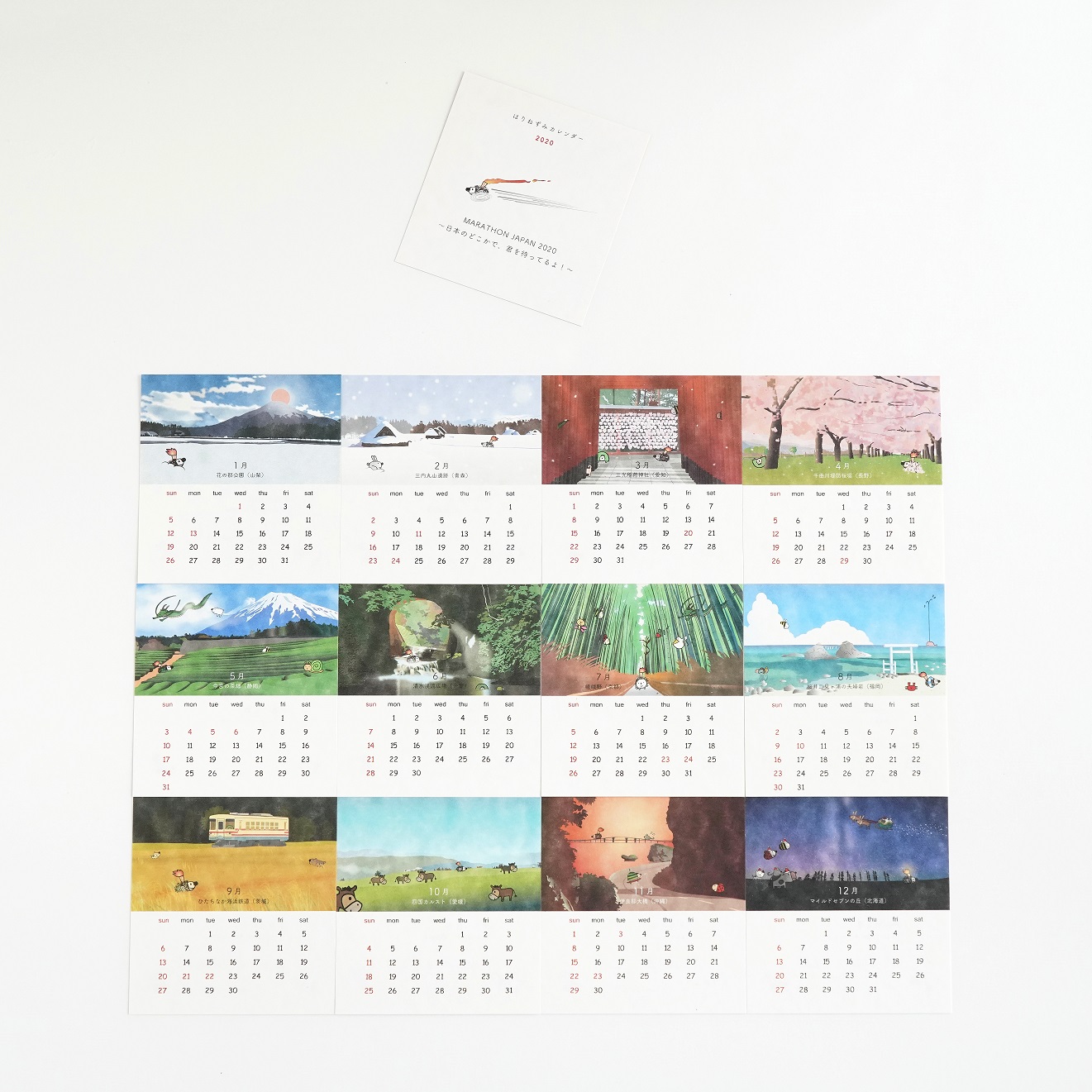 トンカチストアで、毎年好評の「はりねずみカレンダー2020」を発売！