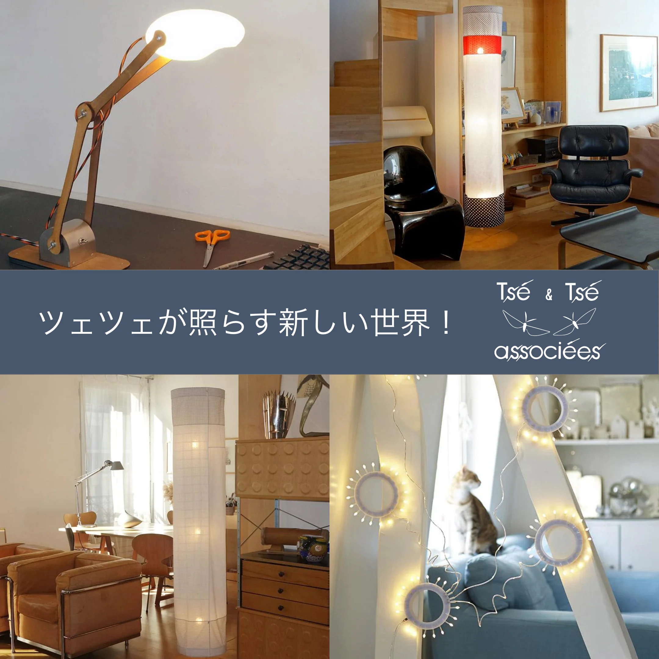 Tsé&Tsé associées ツェツェ・アソシエ ランプ ライト