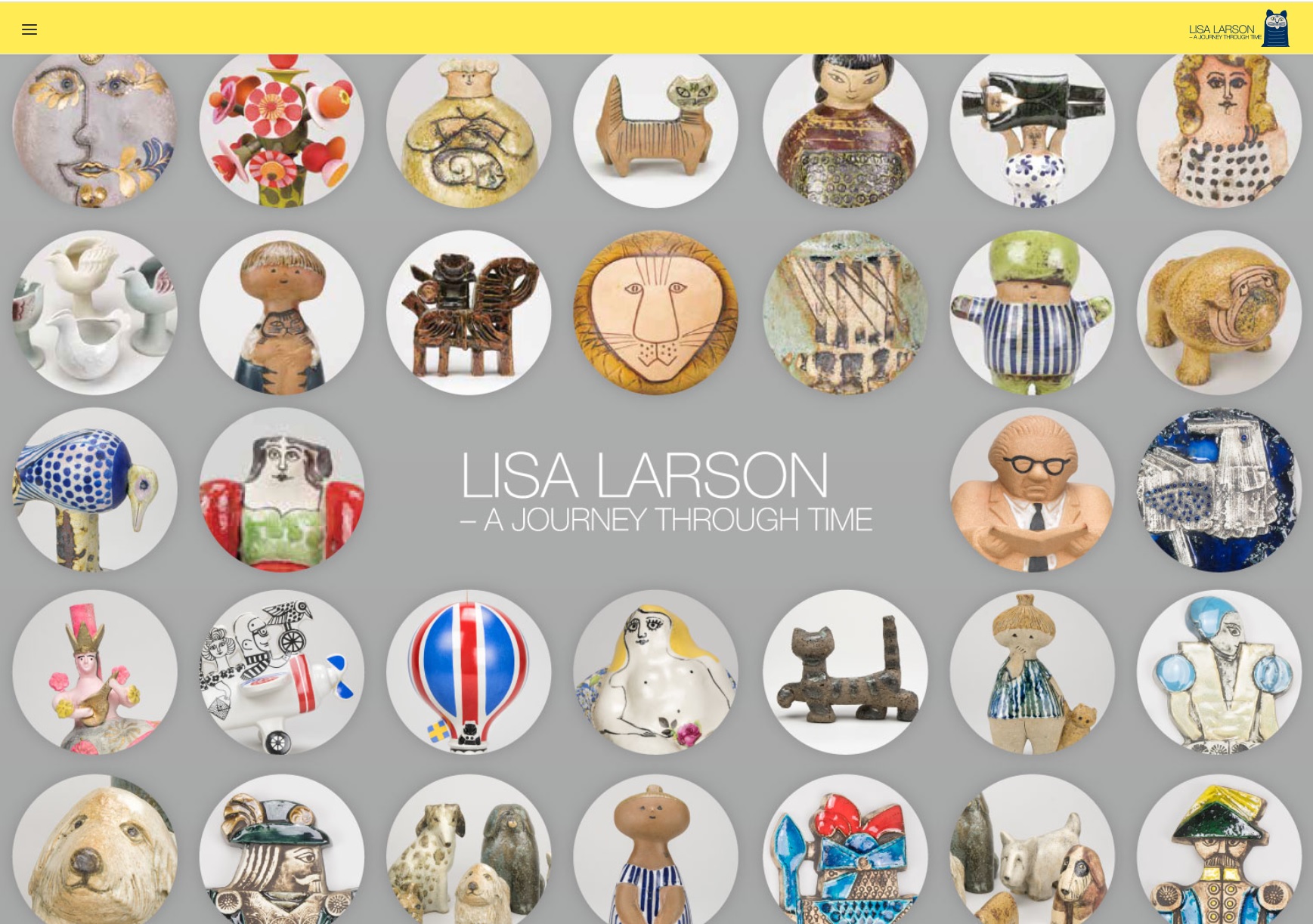 スウェーデン陶芸家「リサ・ラーソン展覧会」特設サイトオープン