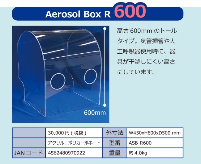 エアロゾルボックスR600