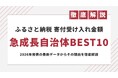 ふるさと納税で寄附金額を伸ばした自治体BEST10を発表｜2026年最新データ