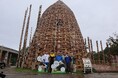 パンダバンブーアートプロジェクトアート作品の補修活動に協力しました