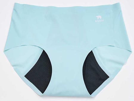 kippis FEMTECH SHORTS 下着メーカーと考えた吸水サニタリーケアショーツ Scandinavian sky BLUE