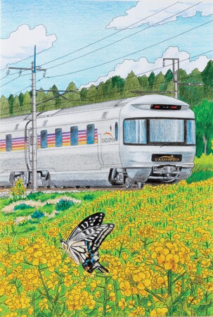 車両塗装色を再現した色鉛筆つき！『JR東日本 鉄道ぬり絵BOOK』8